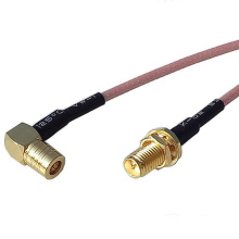 Fêmea do RP SMA ao cabo fêmea RG316 da trança coaxial do RF do conector de SMB de SMB